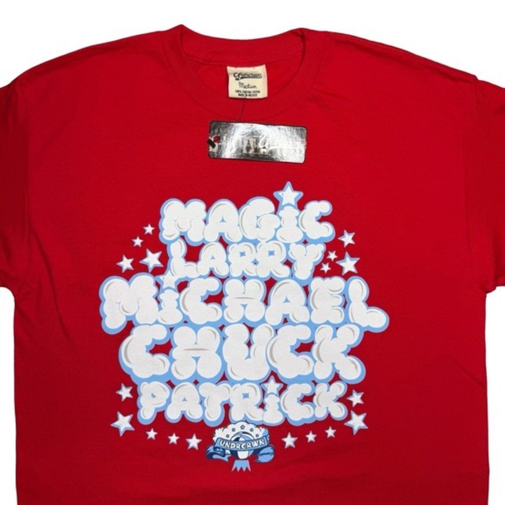 Vintage Undercrown Magic Larry Michael Jordan Chuck Barkley‎ Patrick Ewing shirt